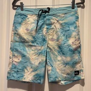 Quiksilver Boys Tie-Dye Board Shorts Size 16/28